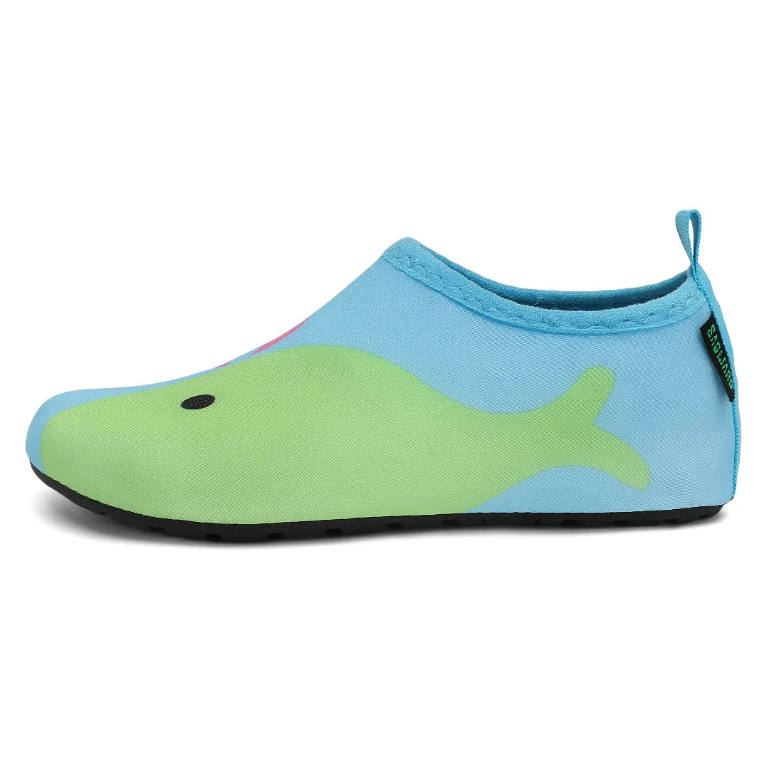 Bebe zapatillas para el agua con ajuste elástico de neopreno ideal para playa y piscina.