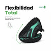 Saguaro Kids Fast I verde flexibilidad — zapatilla barefoot infantil acuatica verde suela flexible Chile