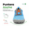 Saguaro Kids Free I celeste puntera ancha — zapatilla barefoot infantil celeste horma ancha Chile