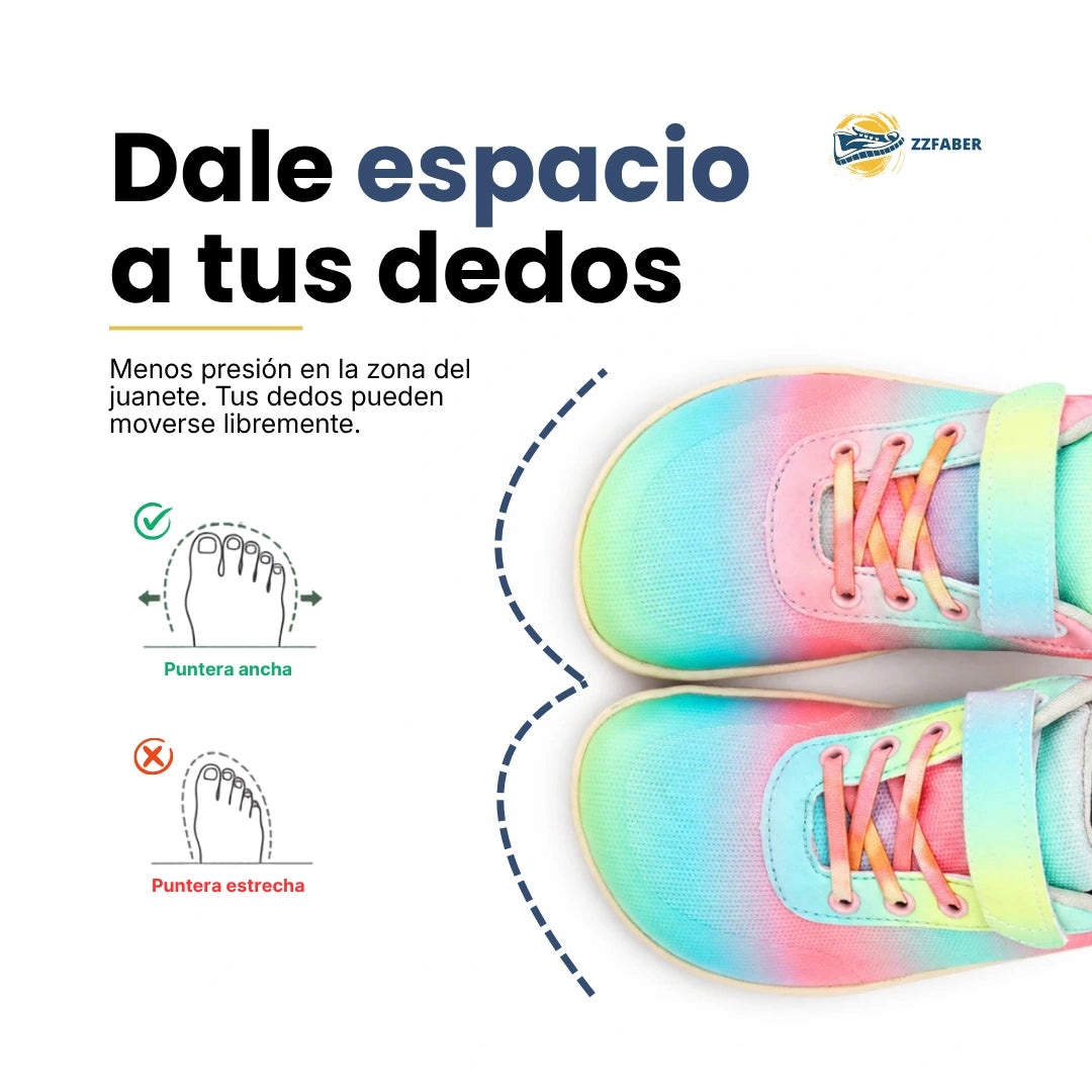 ZZFaber Kids Play I – Zapatillas Barefoot Infantiles