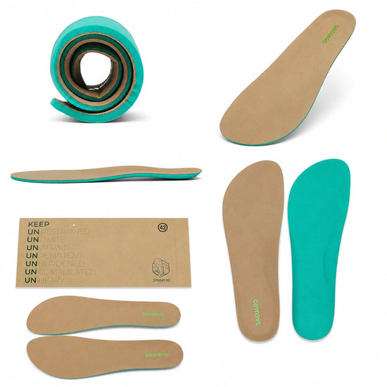 Set completo de plantillas de microfibra Saguaro Kids para niños y adultos con empaque original, accesorio de horma ancha transpirable en Santiago.