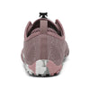 Zapatilla Smart II rosa coral vista trasera mostrando talón estable reforzado.