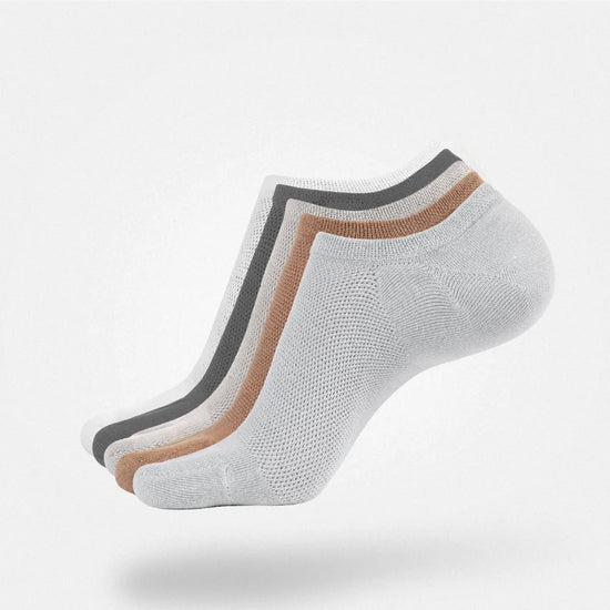 Pack mixto calcetines dedos cortos para uso diario con zapatillas.