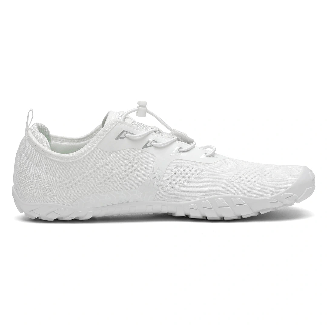 Zapatillas Smart I blancas vista interna mostrando tejido ligero.