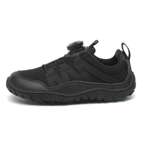 Zapatillas anchas escolares con punta reforzada — calzado barefoot infantil seguro para recreo Chile