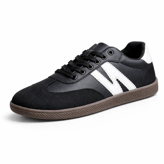Zapatillas barefoot hombre modelo Niza I 2.0 en color negro con suela café clásica.