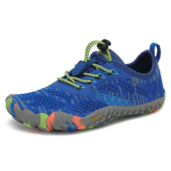 Zapatillas barefoot Saguaro Kids Smart I azul vista principal infantil